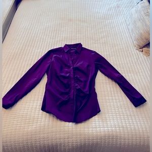 Bright purple Small long sleeve blouse. Worn once.